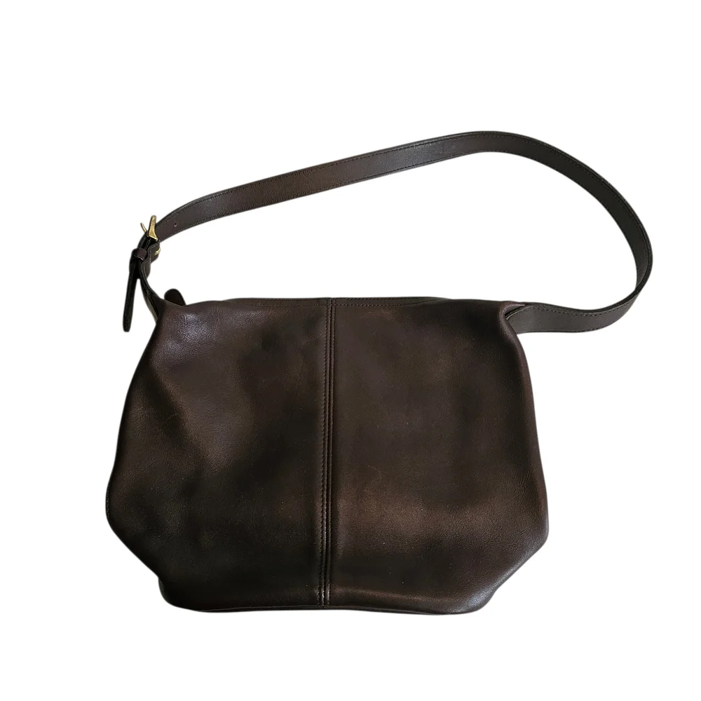 Vintage Coach Soho Leather Bucket Shoulder Bag Brown 4148 Costa Rica - Picture 3 of 14